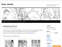 Tablet Screenshot of deanjuliette.com